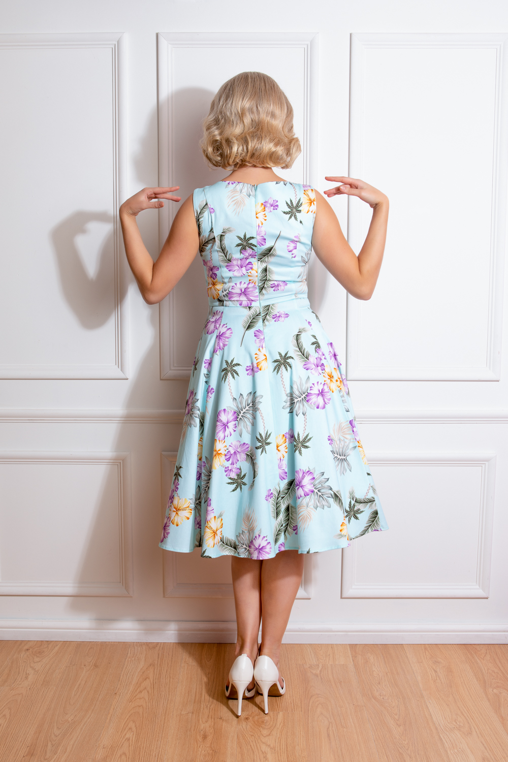 Lindsey Floral Swing Dress